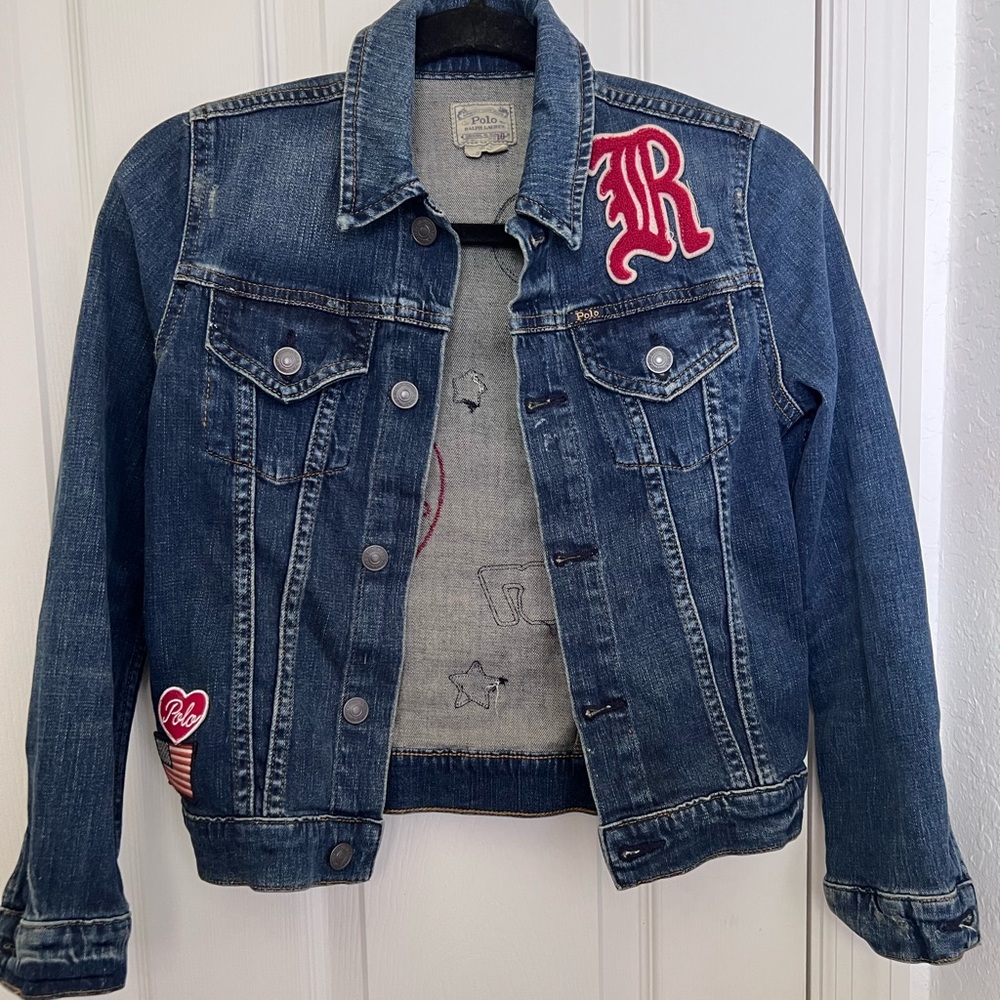 Ralph Lauren Girls Jean Jacket Size 10
